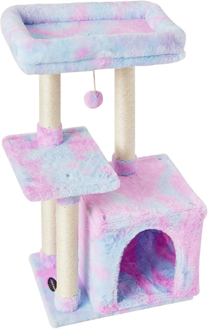 FISH&NAP Cute Cat Tree Kitten Cat Tower by FISHNAPthemeaningisthatcatliketoeatfishandhaveanaphopeyourbabylikeit