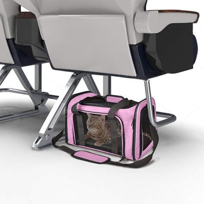 Henkelion Pet Carrier for Small Medium Cats Dogs Puppies up to 15 Lbs, TSA - Image 4