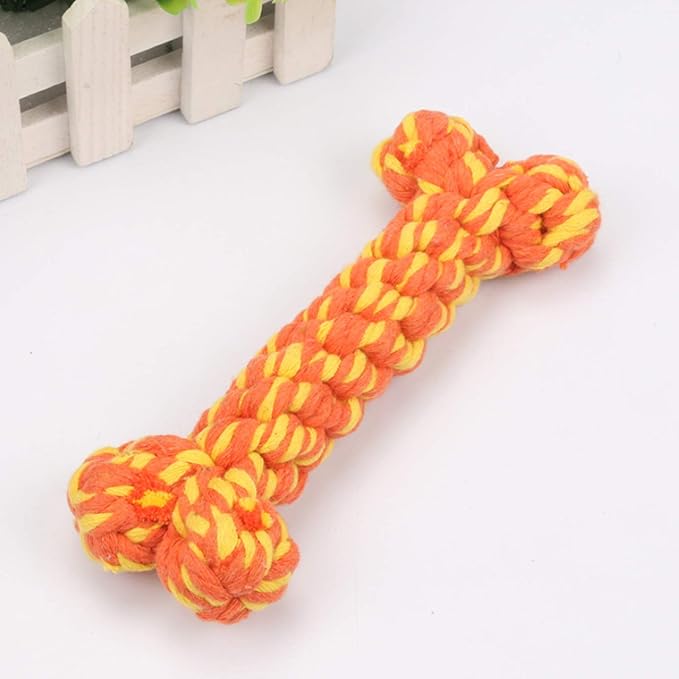 Dog Rope Toy Bone Pet Teeth Cleaning Toy - Image 3