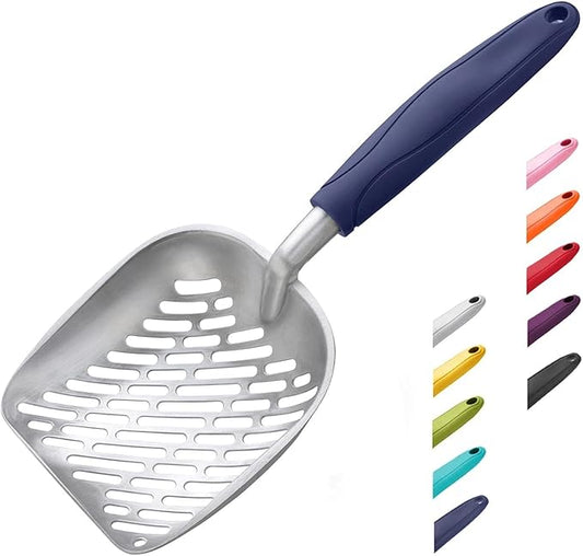 WePet Cat Litter Scoop, Aluminum Alloy Sifter, Kitty Metal Scooper, Deep Shovel by WePet
