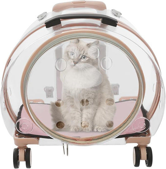 Transparent & Fully Breathable Hard Cat Carrier by CeRaBuRET