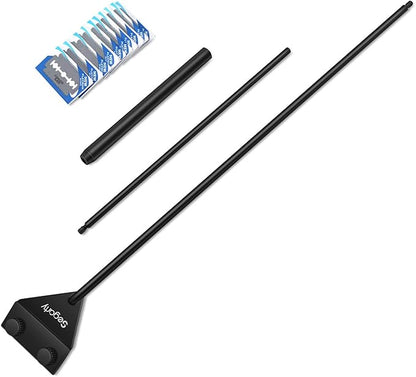 Segarty Aquarium Algae Scraper, 26.5" Stainless Steel Cleaner by Segarty