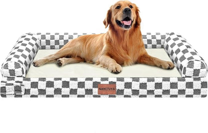 Large Dog Bed Orthopedic Washable: Beds Bolster XL Bed Big XLarge Dogs Egg by Nanuya