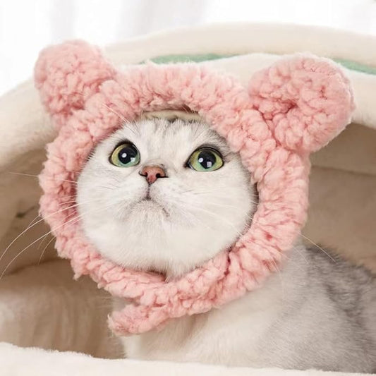 JOICEE Cute Cat Costume Warm Bear Hat - Image 2