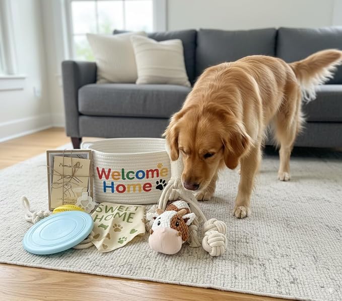 Welcome Home Dog Gift Basket - Image 2