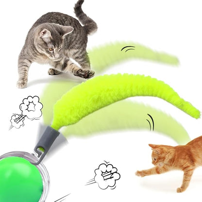 BOXOB 5 Pcs Cat Ball Toy Replacement Tails, Interactive Cat Toy Tail - Image 4