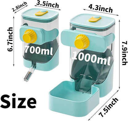 PODOO 24oz No Drip Bunny Water Feeder, Rabbit Water Dispenser, Hanging - Image 2