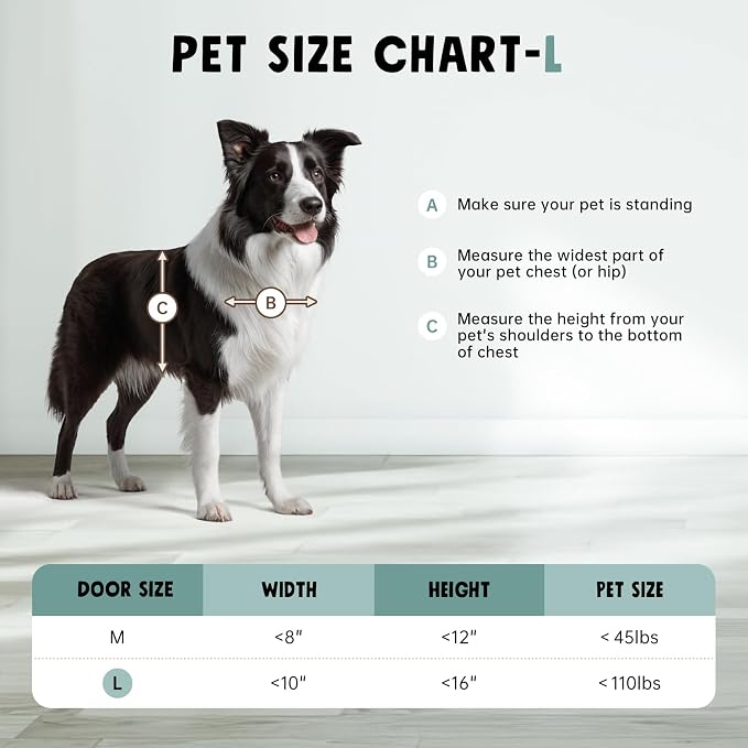 3-Flap Insulated Aluminum Dog Door - Image 7