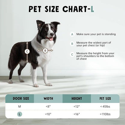 3-Flap Insulated Aluminum Dog Door - Image 7