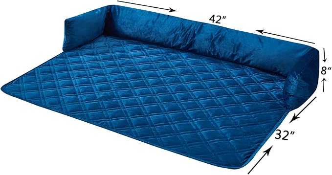 Brilliant Sunshine Premium Calming Dog Bed Mat, Silky Velvet, Removable - Image 3