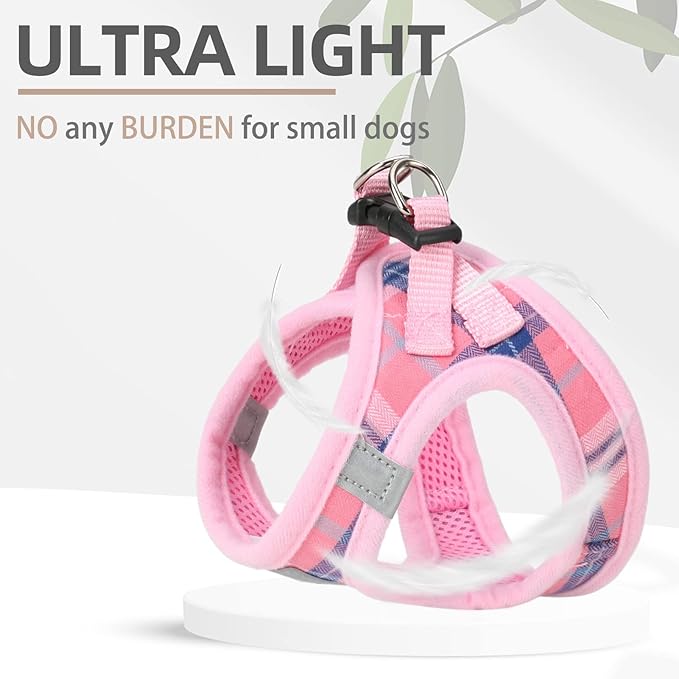PUPTECK Adjustable Dog Harness Collar and Leash Set Step in No Pull Pet Harness - Image 6