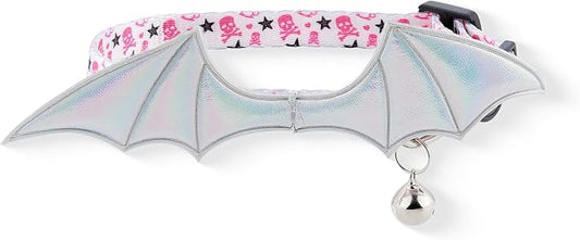 1 PC Bat Wing Cat Collar with Bell, Adjustable Kitten Collar with Safety - Image 2