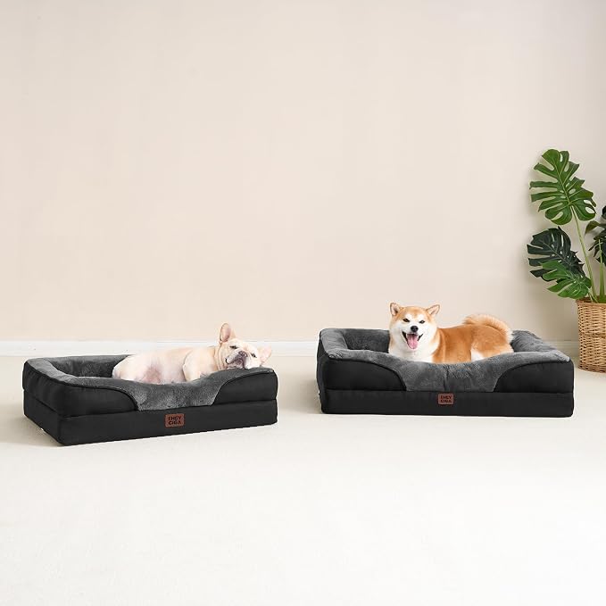 EHEYCIGA Orthopedic Dog Bed for Medium Dog, Waterproof Liner & Washable - Image 9