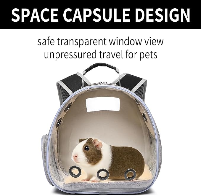 Bunny Carrier, Guinea Pig Carrier, Small Animal Carrier Backpack - Image 2