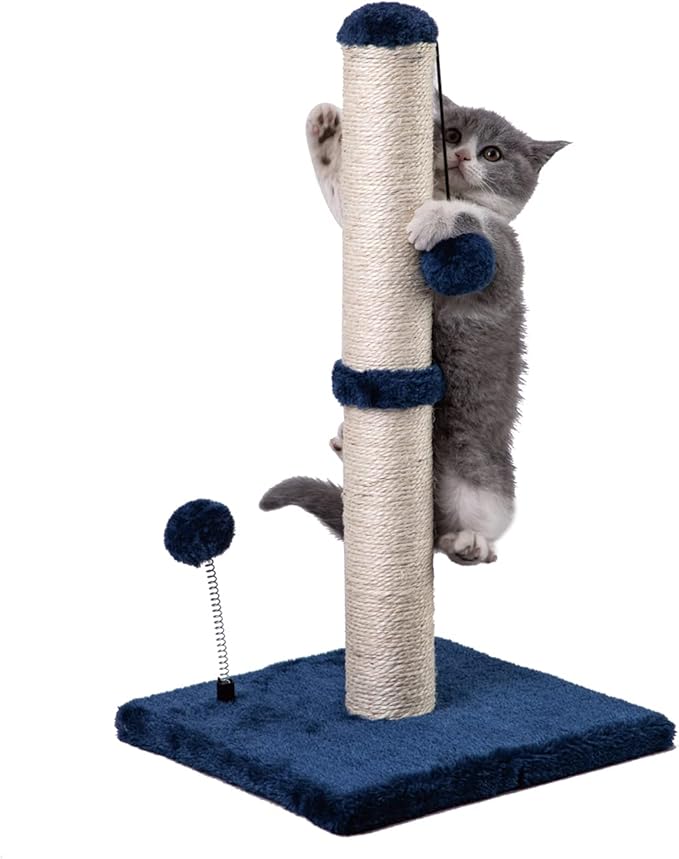 MECOOL Cat Scratching Post Premium Basics Kitten Scratcher Sisal Scratch Posts by MECOOL