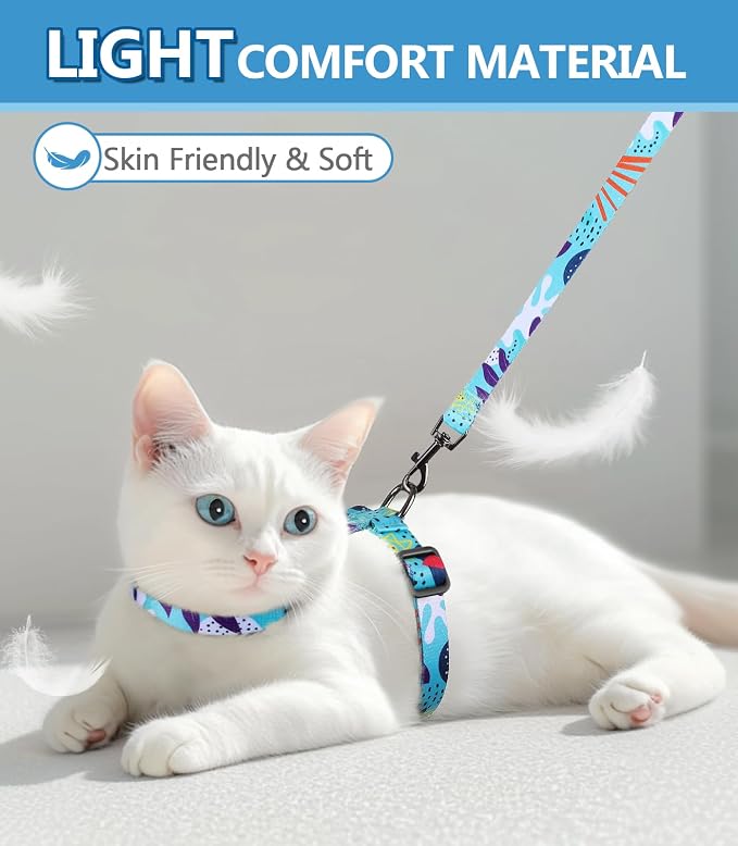 Halypet Cat Harness and Leash Set, Escape Proof Cat Harness, Safe Kitten Harness - Image 7