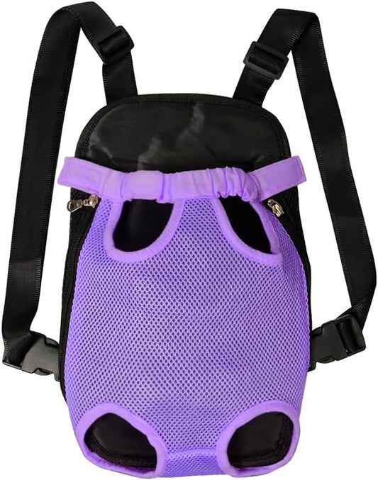 FEimaX Dog Carrier Backpack Pet Legs Out Front Cat Travel Bag, Adjustable Puppy - Image 2