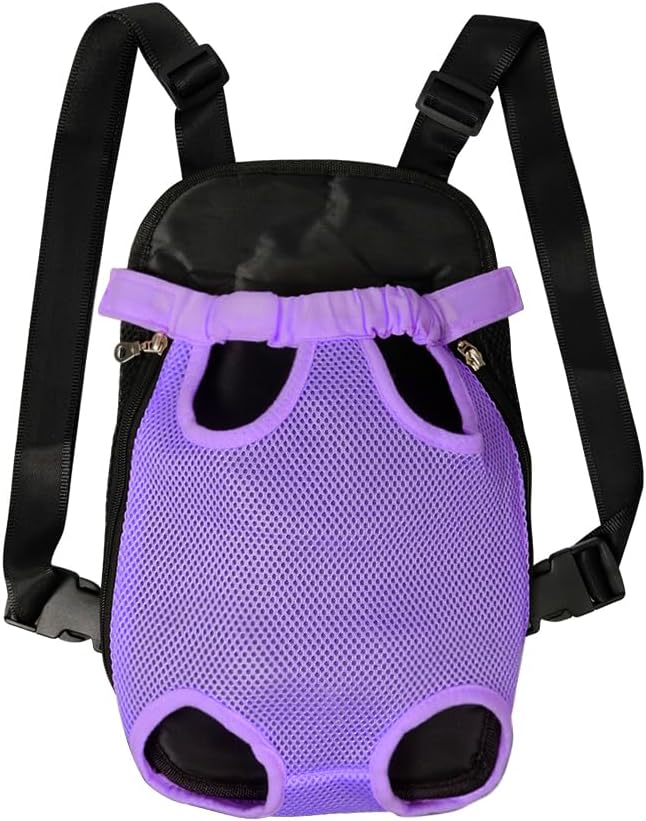 FEimaX Dog Carrier Backpack Pet Legs Out Front Cat Travel Bag, Adjustable Puppy - Image 2