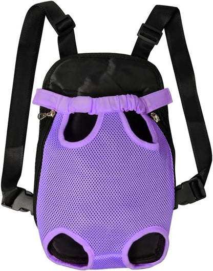 FEimaX Dog Carrier Backpack Pet Legs Out Front Cat Travel Bag, Adjustable Puppy - Image 2