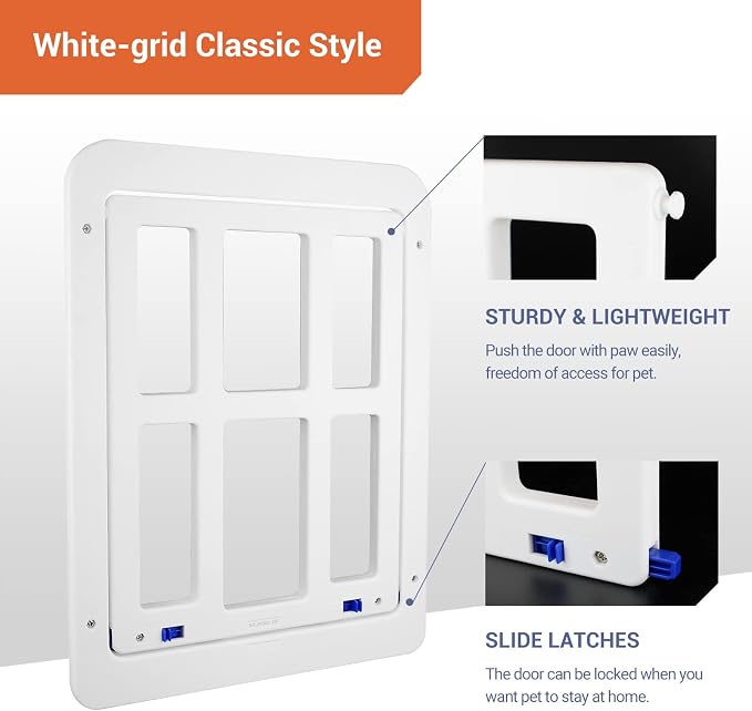 PETLESO Small Pet Door for Screen & Sliding Doors - Image 5
