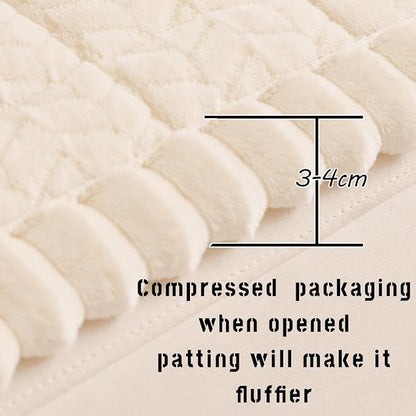 Sofa Cover Fuzzy Couch Cover for Pet, Couch Covers for Dogs Washable Non-Slip - Image 3