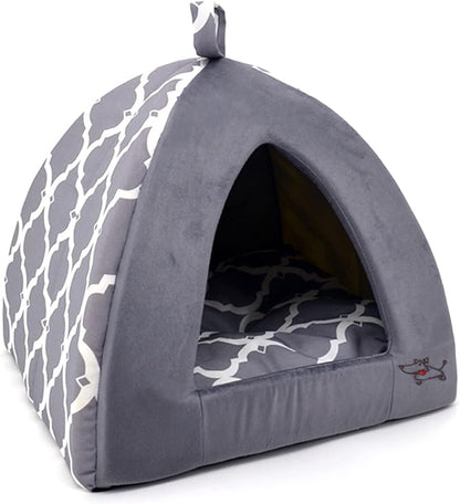 Best Pet Supplies Dog House Bed Crate Mat Tent Indoor Round Soft Plush by BestPetSuppliesLLC