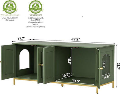 Homhedy Cat Litter Box Enclosure - Image 5