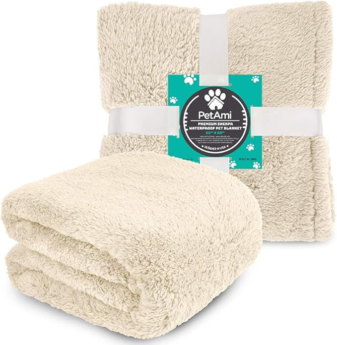PetAmi Fluffy Waterproof Dog Blanket - Image 7
