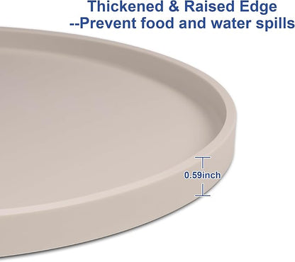 Arespark Dog Food Mat, Nonslip Waterproof Dog Silicone Feeding Bowl Mat - Image 5