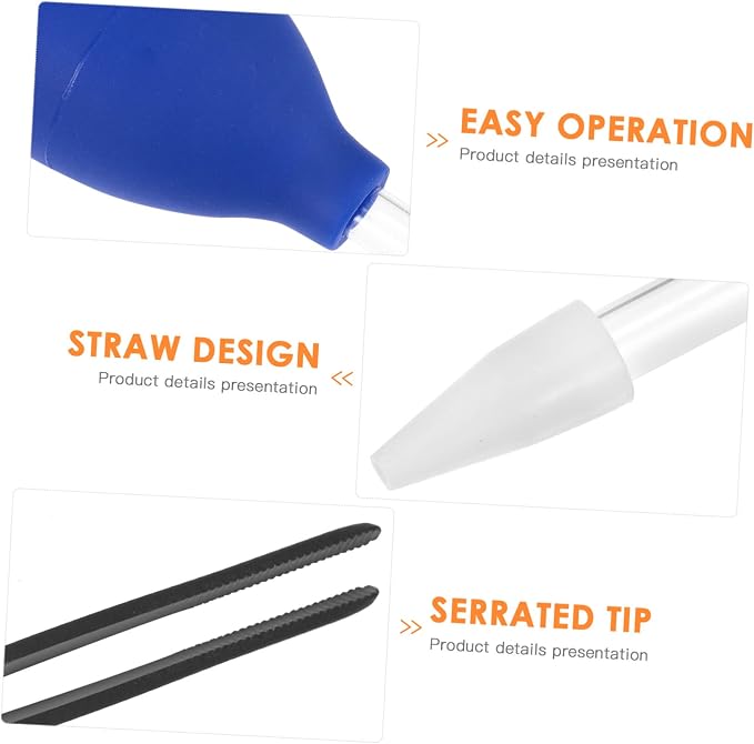 Yardwe 4pcs Aquarium Tank Cleaner Tools Set Tweezers Pipette Easy Water Change - Image 3