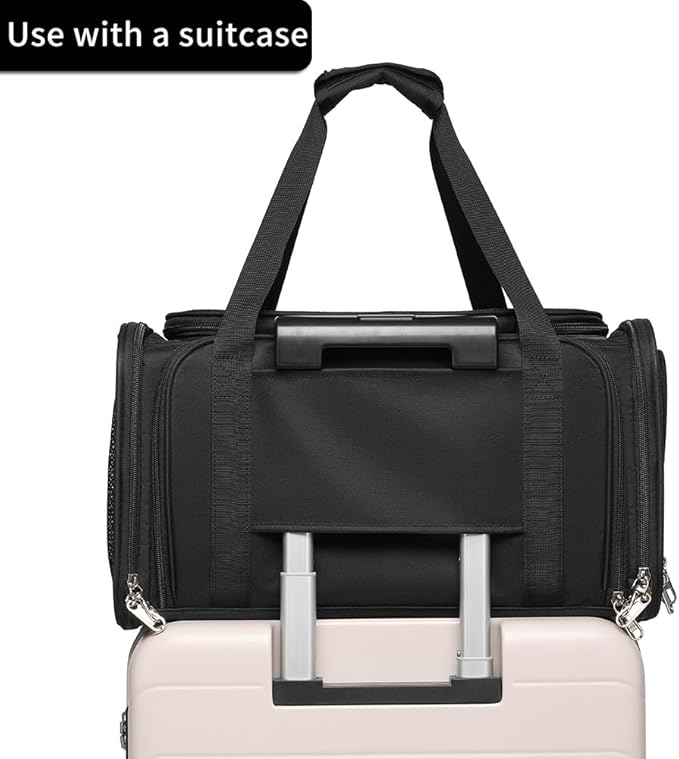 Airline Approved Pet Carrier for Cats and Small Dogs up to 15 lbs, Breathable - Image 5