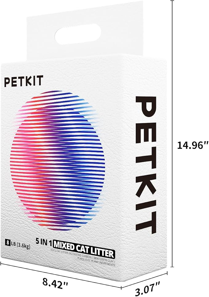 PETKIT Mixed Cat Litter Fast Clumping, Ultra Absorbent, 100% Natural - Image 8