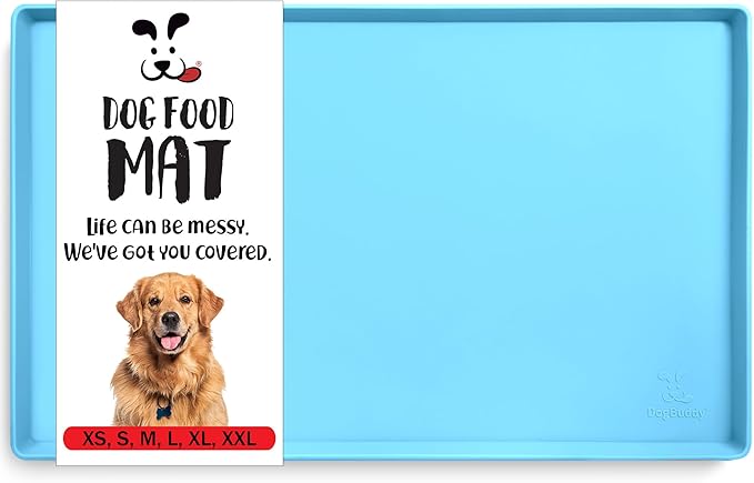 DogBuddy Dog Food Mat – Waterproof Dog Bowl Mat by DogBuddy