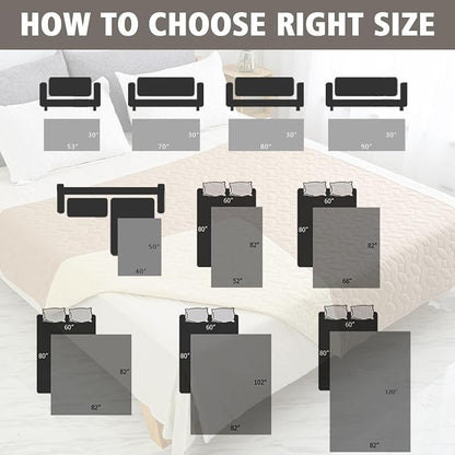 Ameritex Waterproof Pet Bed Cover Anti-Slip Dog Bed Blanket - Image 8