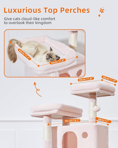 Taoqimiao Cat Tree 57.5-Inch, Cat Tower - Image 7