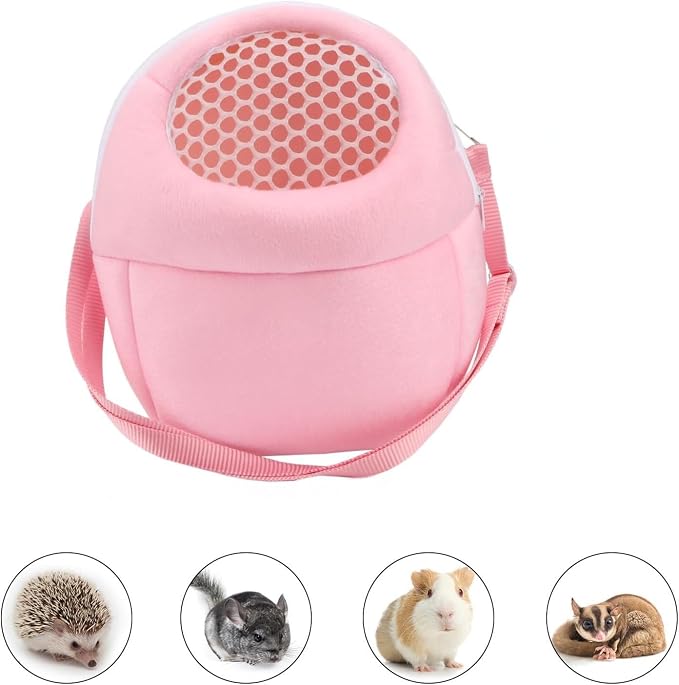 Pet Carrier Backpack for Small Animals, Travel Handbag for Cat, Guinea Pig - Image 2