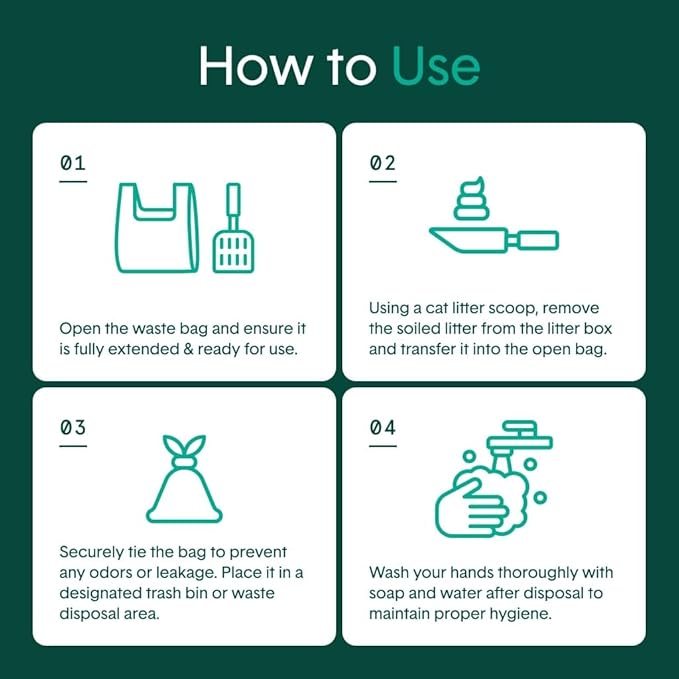 Boxie Sustainable Scoop & Tie Pet Waste Bags, Leak-Proof, Easy-to-Tie Handles - Image 5