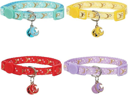 Yizepet Cat Collars with Bells, Breakaway Kitten Collar, Cute Kitty Collar - Image 2