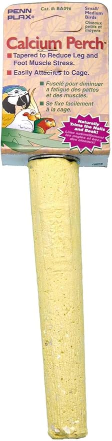 Penn-Plax Bird-Life Calcium Trimmer-Perch, Naturally Trims Nails & Beak by Penn-Plax
