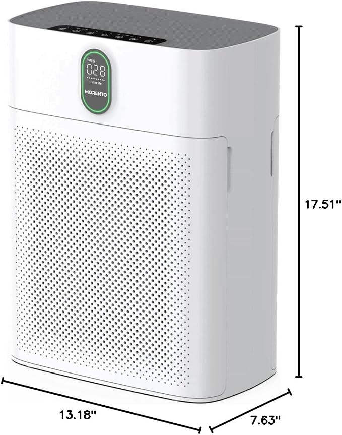 MORENTO Air Purifiers for Home Large Room up to 1076 Sq Ft - Image 8