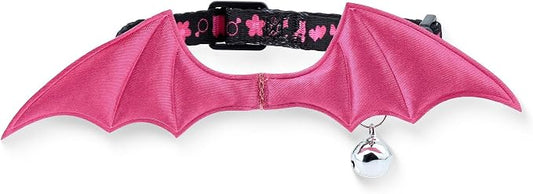 1 PC Bat Wing Cat Collar with Bell, Adjustable Kitten Collar with Safety - Image 2