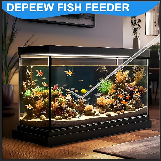 50ml Aquarium Coral Fish Feeder, 27.7IN Extra Long Turkey Baster - Image 7