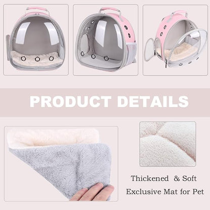 Portable Small Animal Backpack Travel Breathable Pet Carrier Bag Cages - Image 6
