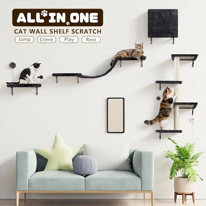 ANWA 5-in-1 Cat Wall Shelves - Image 2