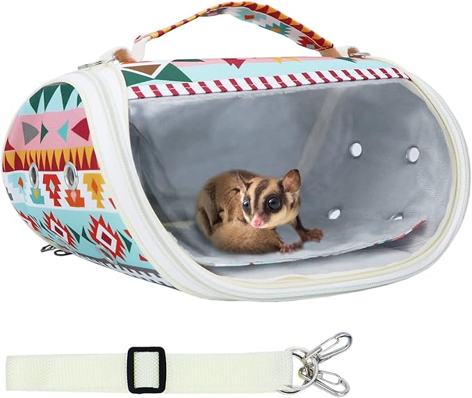 Wontee Small Pet Carrier Hamster Carrier Bag Portable Travel Carrier by Wontee