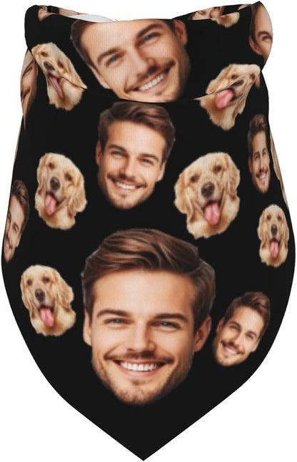 Custom Dog Bandana for Cat Dog Pet Add Your Design Personalized Neckwear - Image 6