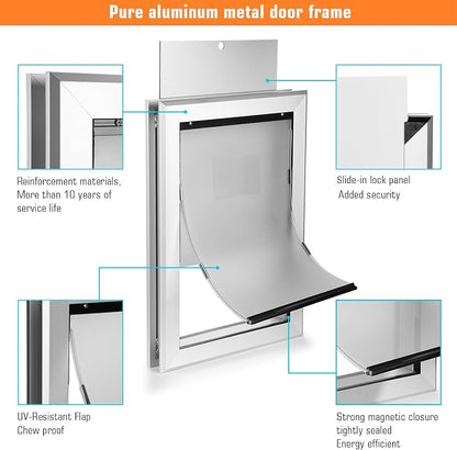 Ownpets Aluminum Dog Door, Pet Door - Image 2