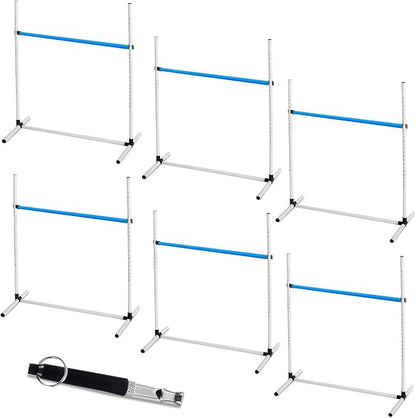 6 Pcs Dog Agility Training Equipments Dog Agility Jumps Hurdles Adjustable - Image 8