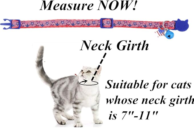 BoomBone Patriotic Cat Collar Breakaway - Image 3