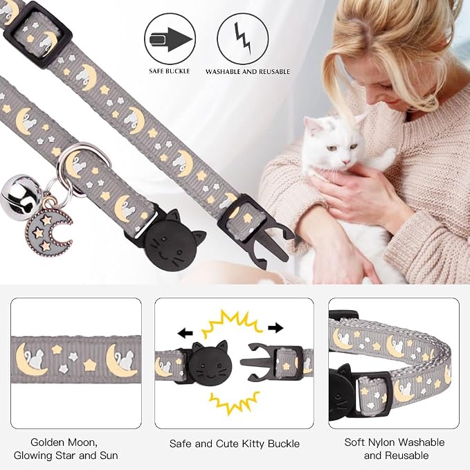 2Pcs Breakaway Cats Collars Cat Collars - Image 2